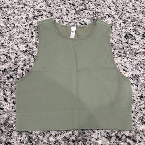 DSG Sage Green Sleeveless Crop Top